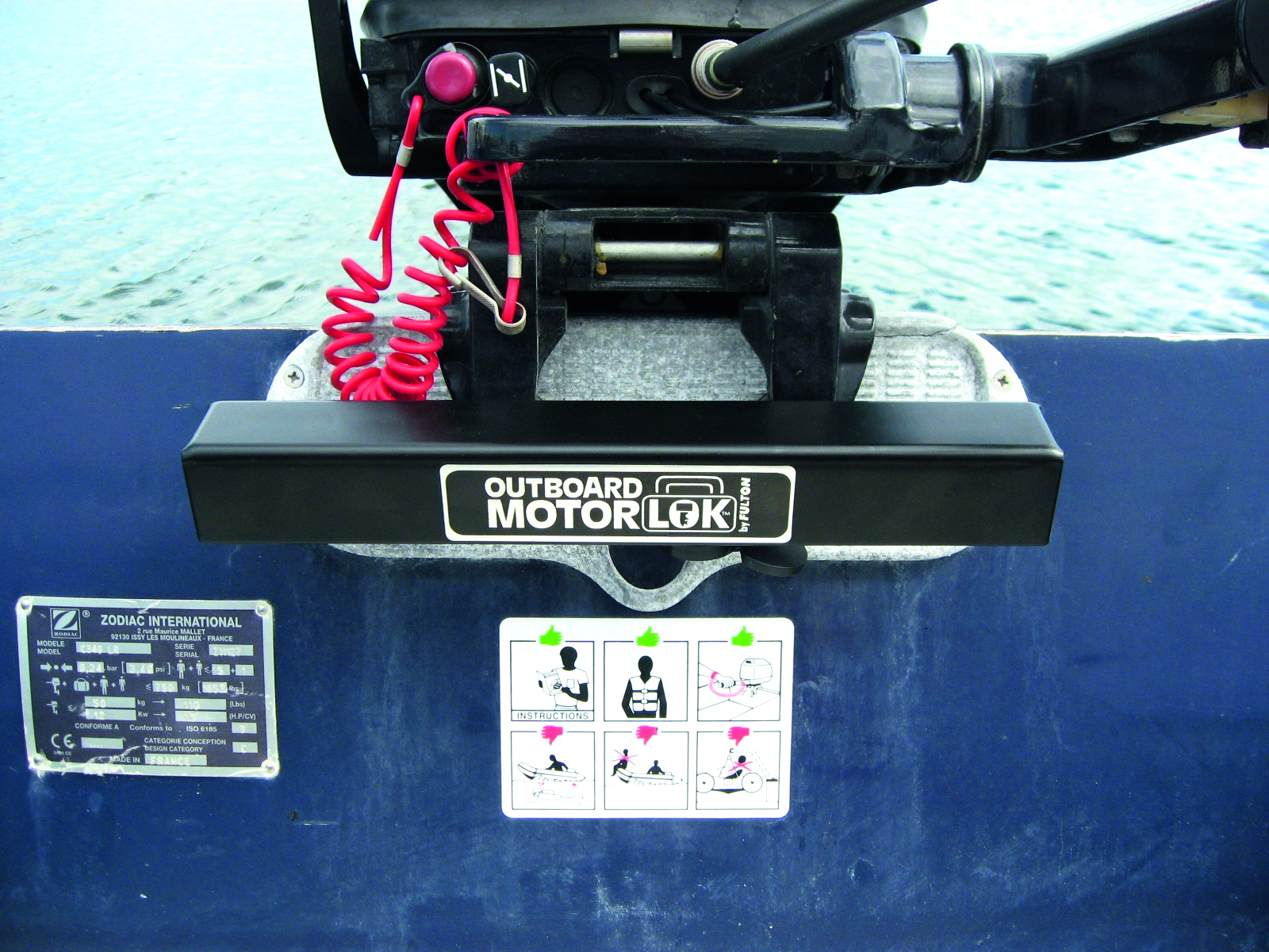 Fulton Motorschloss heavy duty montiert